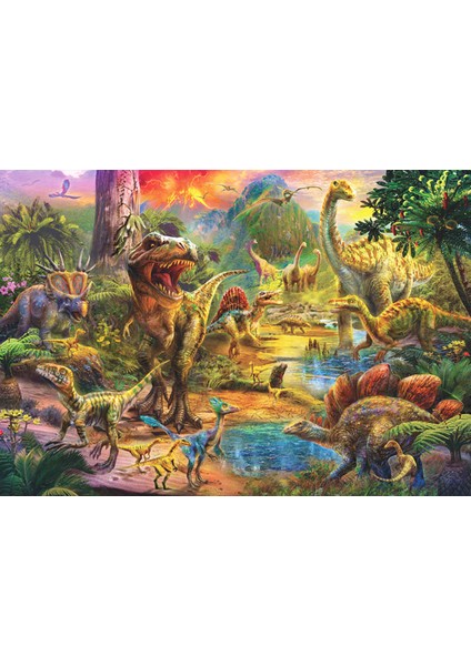 500 Parçalık Puzzle / Dinozor Krallığı - Kod 3603