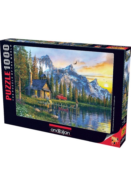 1000 Parçalık Puzzle / Dağevinde Günbatımı - Kod 1024