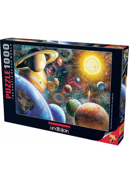 1000 Parçalık Puzzle / Gezegenler - Kod 1033