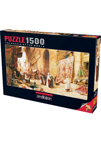 1500 Parçalık Puzzle / Kahire'de Halı Pazarı - Kod 3751