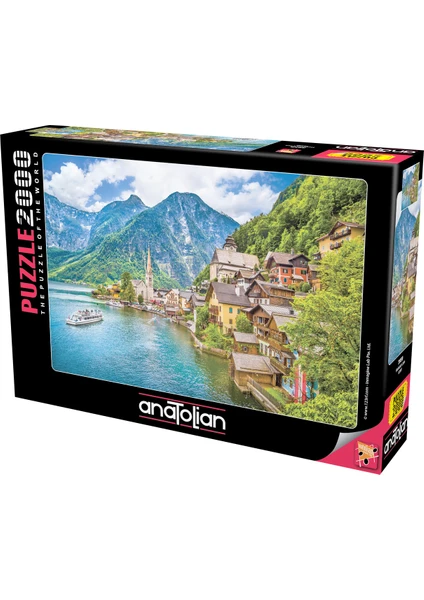 2000 Parçalık Puzzle / Hallstatt Lake - Kod 3959