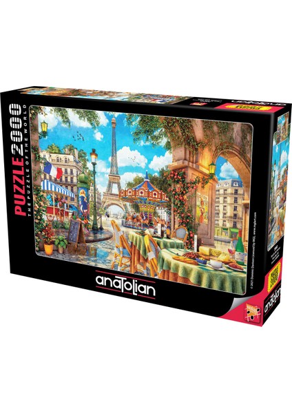 2000 Parçalık Puzzle / Paris te Atlı Karınca - Kod 3960