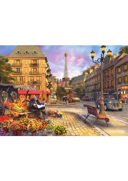 1500 Parçalık Puzzle / Paris Sokakları - Kod 4542