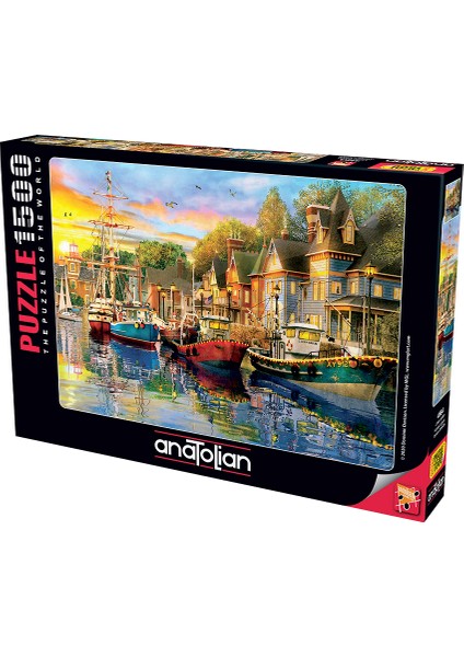 1500 Parçalık Puzzle / Liman Işıkları - Kod 4564