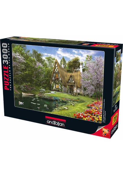 3000 Parçalık Puzzle / Göl Evi - Kod 4900