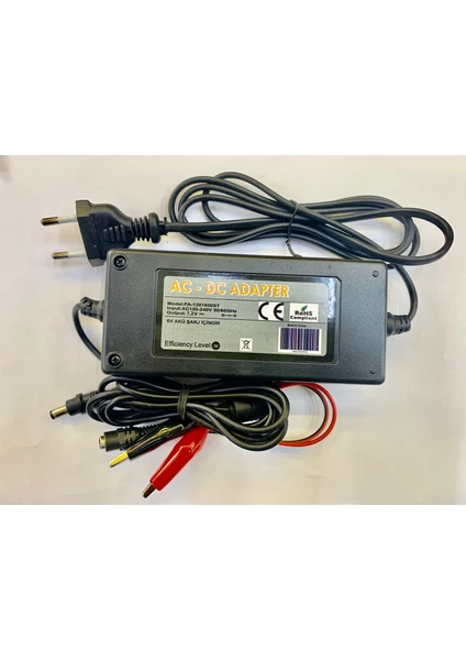 Ata Elektronik 6V Çocuk Akülü Oyuncak Araçlar Için 6 Volt Aküler Için Akü Şarj Aleti Şarz Cihazı Adaptörü + Otomatik Voltaj Kesicili + Extra Maşalı Kablolu  3.5 Amper 3,5A