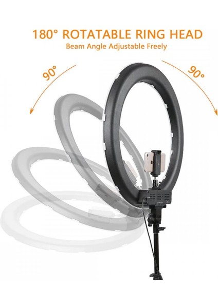 Rl-14 Selfie Işığı Tripodlu Kumandalı Ring Light
