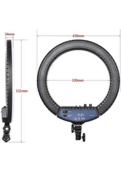 Rl-14 Selfie Işığı Tripodlu Kumandalı Ring Light