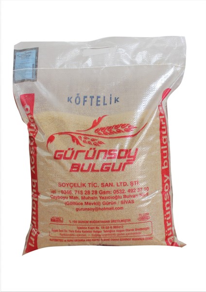 Köftelik Bulgur 10 kg
