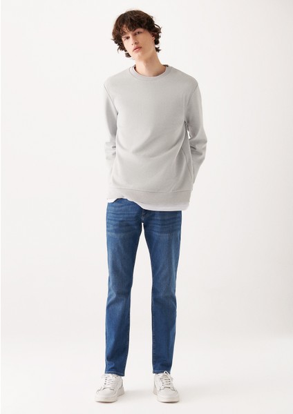 Marcus Indigo Sporty Jean Pantolon