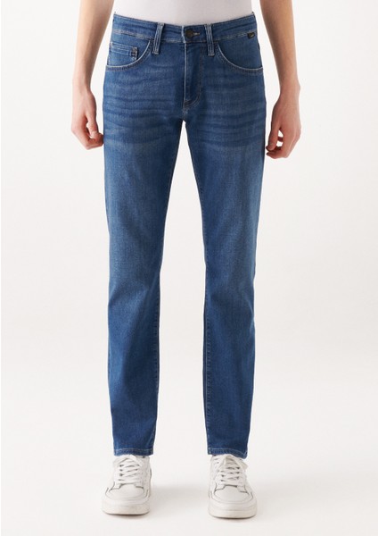 Marcus Indigo Sporty Jean Pantolon