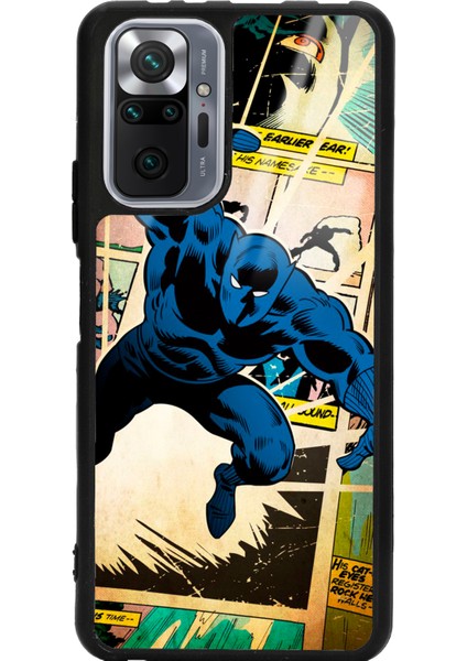 Xiaomi Redmi Note 10 Pro - Max Black Panther Kara Panter Tasarımlı Glossy Telefon Kılıfı