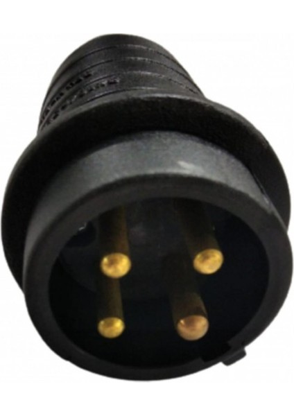 3X16A IP44 Düz Fiş (Kauçuk) Mete Enerji