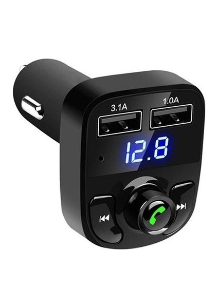 Car x A88  3.1 A Bluetooth Fm Transmitter Telefon Görüşme Destekli