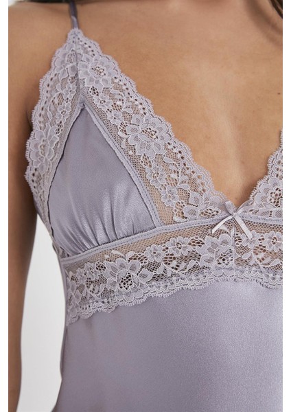 603 Saten Gecelik modelleri