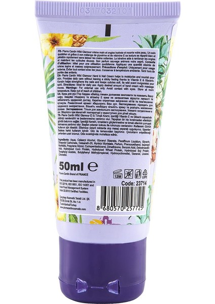 Wild Glamour Çiçek ve Meyve Aromalı Keratin Içeren E Vitaminli Nemlendirici El Kremi - 50 ml modelleri