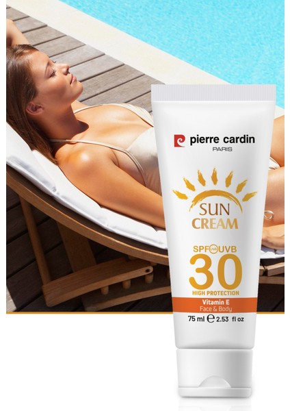 Koruyucu Güneş Kremi 30 Spf Yüksek Koruma - 75 ml