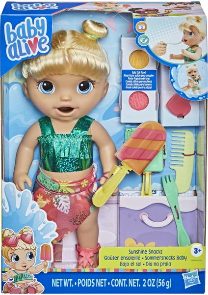 Baby Alive Bebeğimle Yaz Eğlencesi - Sarışın