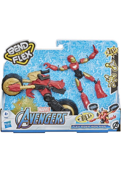 Avengers Bend & Flex Iron Man ve Motosikleti