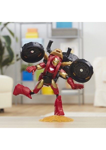Avengers Bend & Flex Iron Man ve Motosikleti