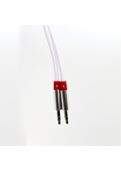 AX42 Gfz 3.5mm Aux Kablo 1m Beyaz