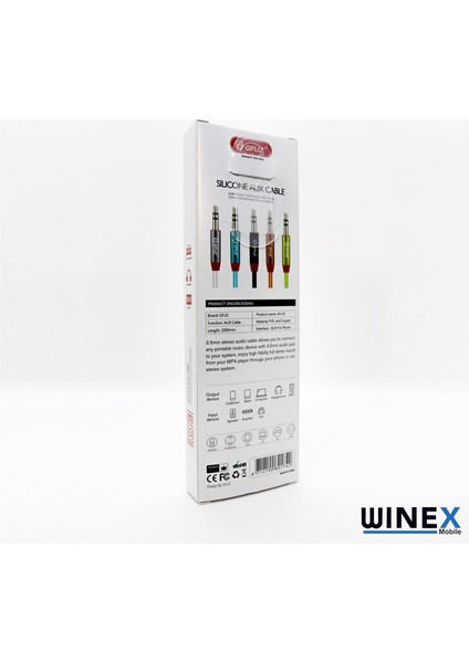 AX42 Gfz 3.5mm Aux Kablo 1m Beyaz indirimleri