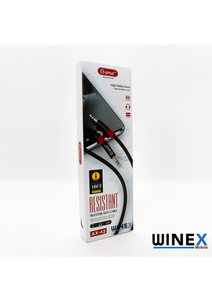 AX42 Gfz 3.5mm Aux Kablo 1m Siyah fırsatları