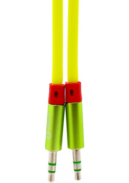 AX42 Gfz 3.5mm Aux Kablo 1m Yeşil