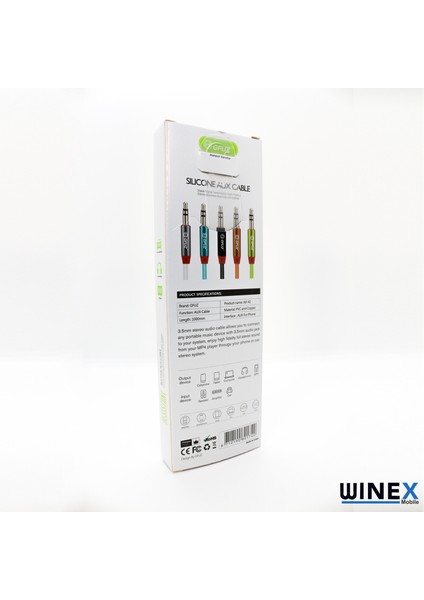 AX42 Gfz 3.5mm Aux Kablo 1m Yeşil indirimleri