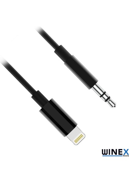 AX37 Gfz Lightning To 3.5mm Aux Ses Kablosu Siyah fiyatları