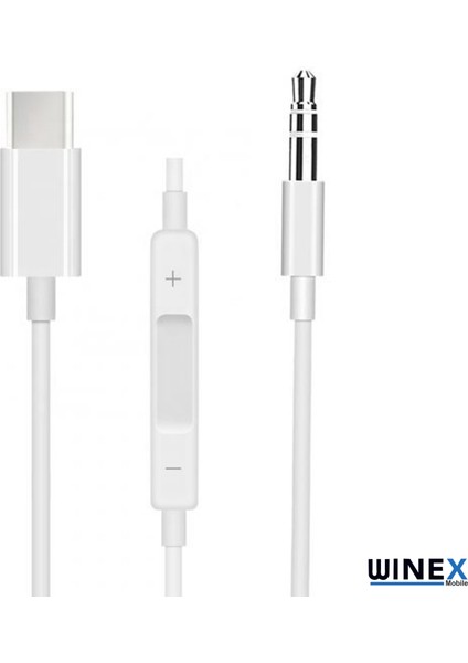 Type-C To 3.5mm Aux Ses Kontrollü Dönüştürücü Adaptör fiyatları