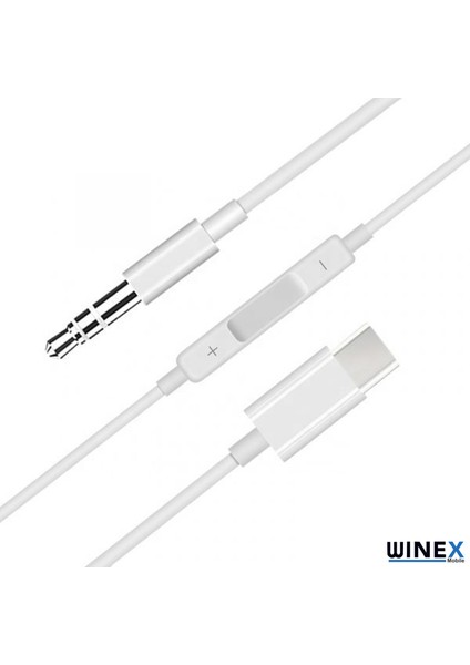 Type-C To 3.5mm Aux Ses Kontrollü Dönüştürücü Adaptör modelleri