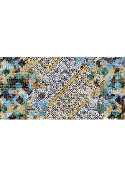 3boyutluduvarkagitlari Anatolian Renkli Tasarım Duvar Kağıdı Kanvas Tek Parca