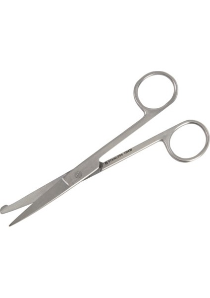 Makas. 14 Cm. Bir Ucu Düğmeli