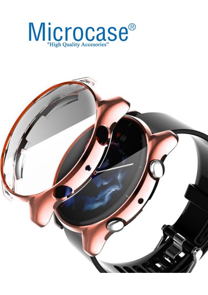 Amazfit Gtr 3 Pro Önü Kapalı Tasarım Silikon Kılıf - Rose Gold fiyatları