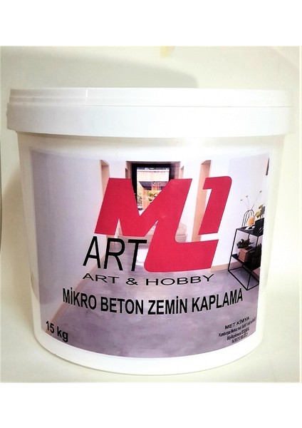 M1ART Mikro Beton Zemin Kaplaması 15.kğ