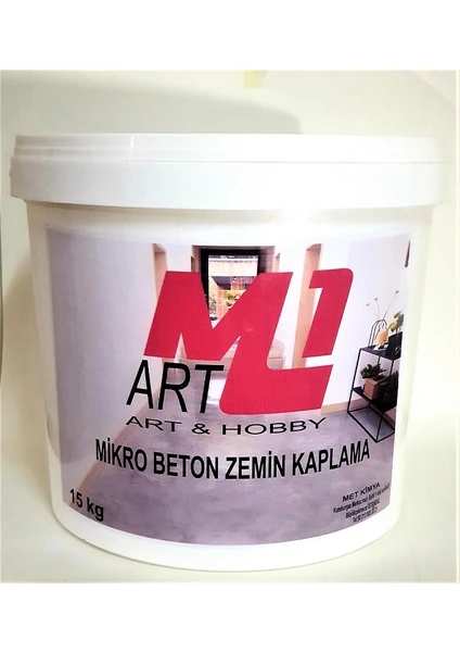 M1ART  Mikro Beton Zemin Kaplaması 15.kğ