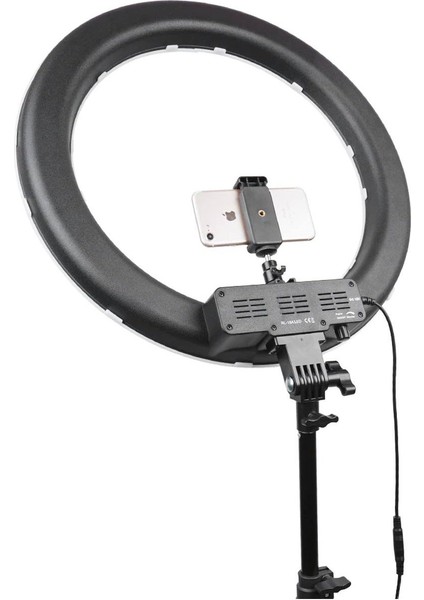 Newface Rl-21 Selfie Işığı Tripodlu Kumandalı, Çantalı, 3 Telefon Tutuculu, Hassas Ayarlı Ring Light