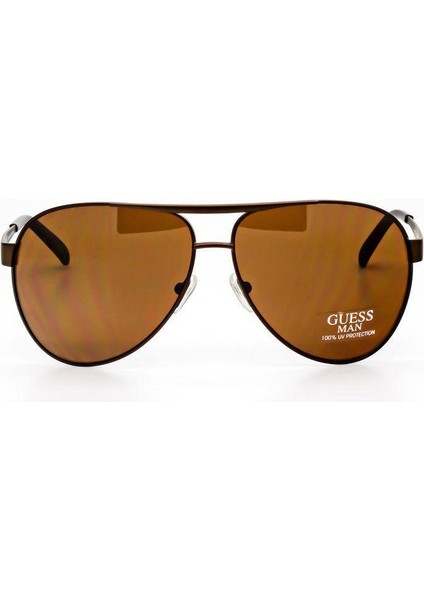 GU6737 Brn-1 59 Unisex Güneş Gözlüğü