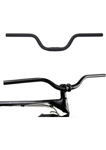 Yükseltici Gidon - Dağ, Yol ve Hibrit Bisikletler Için - 25.4mm Fits Gidon Uçları - 600MM 90MM indirimleri