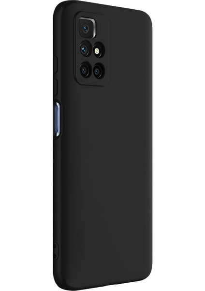 Matte Silicone Xiaomi Redmi 10 2022 Kılıf Siyah