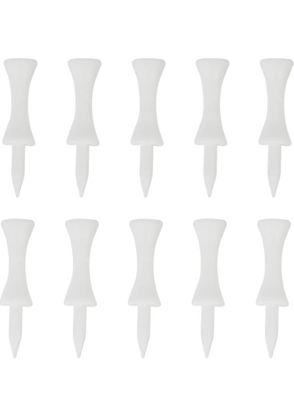 10 Adet / Paket Dayanıklı Plastik Mini Golf Tees Aksesuarları -37 / 43/51 / 57 / 70MM 51MM Beyaz fiyatları