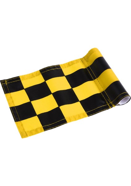 Taşınabilir Golf Koyarak Yeşil Fincan Deliği Bayrak Golf Pratik Marker Sarı + Siyah indirimleri