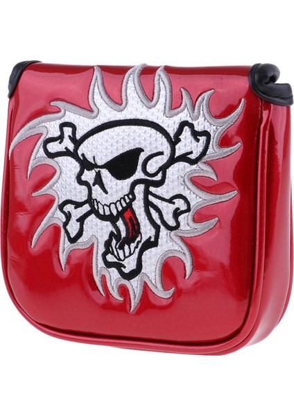 Premium Manyetik Kare Golf Kafası Kapak Mallet Putter Kapak - Renkleri Kırmızı Seçin fiyatları