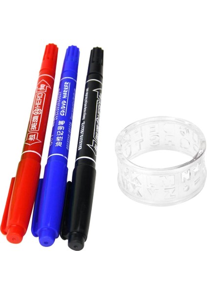 Golf Topu Liner Marker Hattı Çizim Hizalama Aracı Çekmece Şablon Beyaz fırsatları