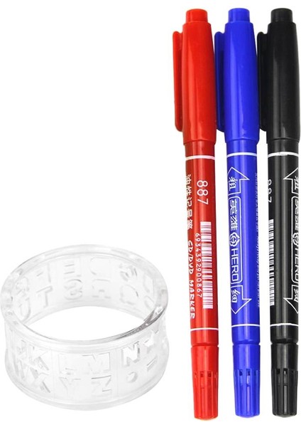 Golf Topu Liner Marker Hattı Çizim Hizalama Aracı Çekmece Şablon Beyaz indirimleri