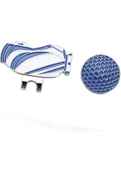 Golf Şapka Klip ile Ayrılabilir Manyetik Golf Top Marker Golf Mavi Için modelleri