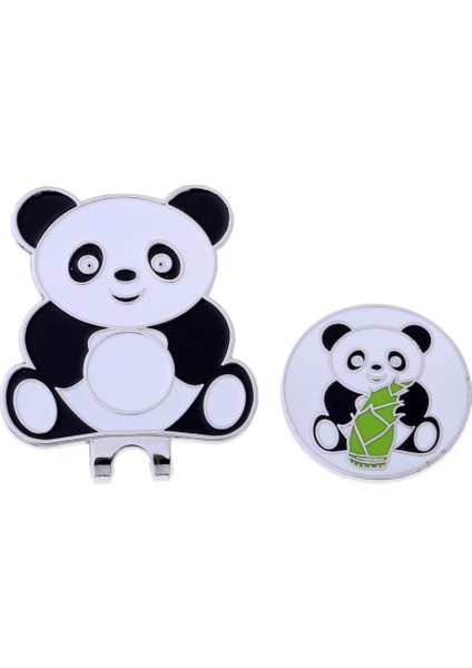 Manyetik Şapka Klip Doğum Günü Hediyesi Hatıra Panda ile Golf Topu Marker Pocket Jeton 1 fırsatları