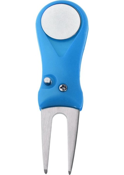 Pitch Onarım Divot Switchblade Aracı Golf Topu Marker Groove Temizleyici Mavi fiyatları