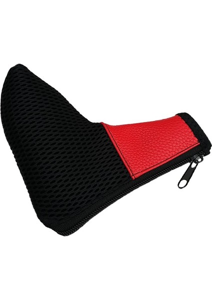 Örgü Blade Golf Kulübü Atıcı Kafa Kapak Fermuar ile Başak Kapat Kırmızı(Yurt Dışından)